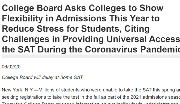 美国70所大学最新标化考试政策出炉！SAT要考多少分？需不需要SAT？